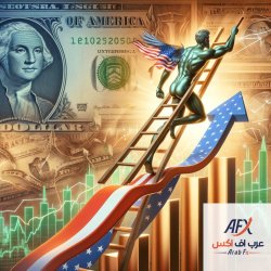 DALL·E 2024-04-05 21.07.32 - An allegorical figure representing the American dollar climbing a...jpg