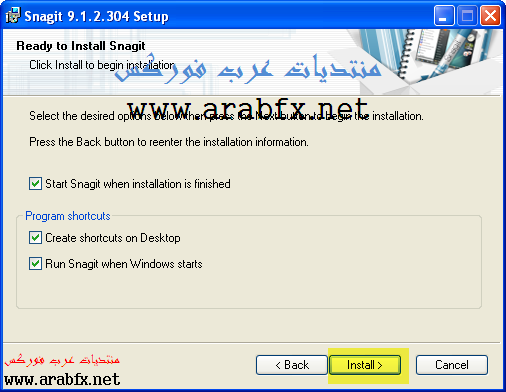 برنامج لتصوير الشاشة SnagIt  1430_11330793461